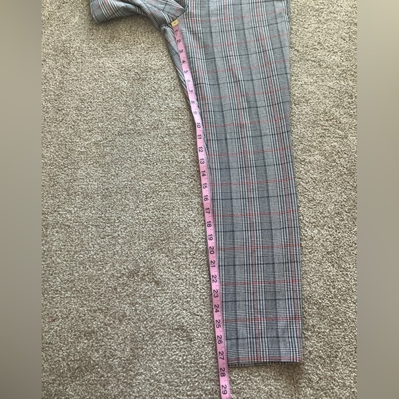 GAP Signature Size 6 Skinny Ankle Houndstooth Plaid Trouser Career Pants - Picture 8 of 10
